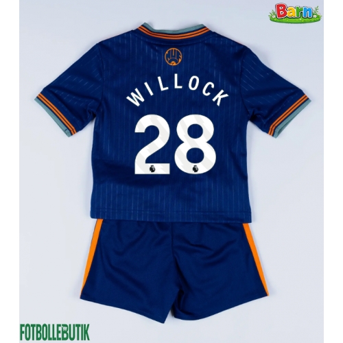 Newcastle United Joe Willock #28 Tredjeställ Barn 2025-26 Kortärmad (+ Korta byxor)